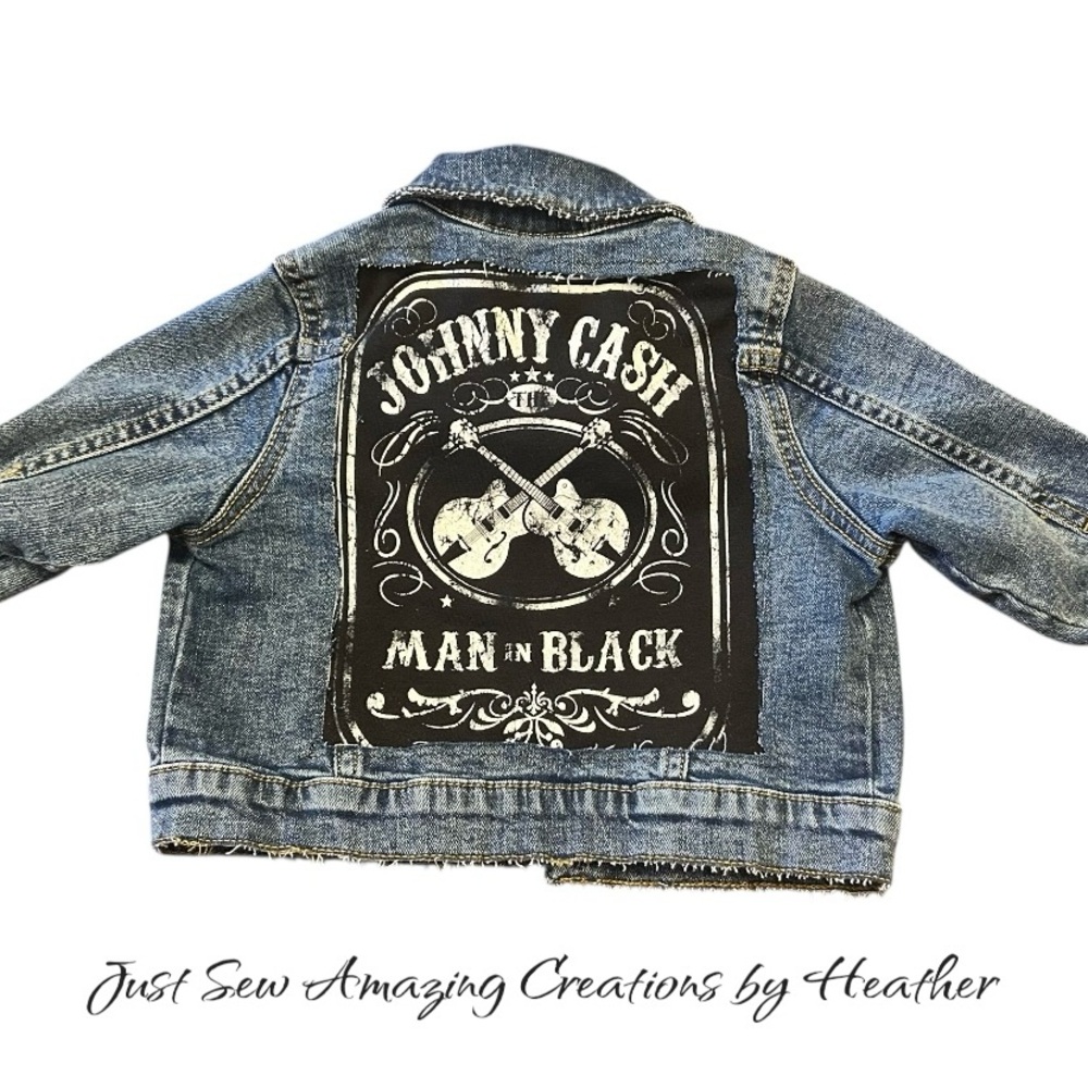 Okie Dokie Kids Jean Jacket - Blue and Black